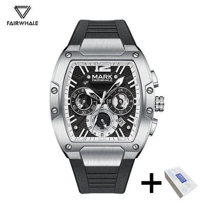 2024 Sports Man's Watches Brand Mark Fairwhale Luxury Automatic Date Clocks Fashion Multifunctional Quartz Wristwatch Boy Reloj