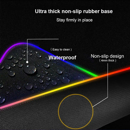 Mouse Pad Gamer Keyboard Pad Overwatch Sombra Desk Mouse Mat LED Carpet Rubber Tapis Souris Gaming RGB Notbook Kawaii Mousepad