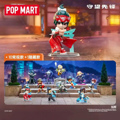 POP MART Overwatch Play of The Game Series Blind Box Mystery Box Toys Kawaii Ornaments Figurines Home Decor Desktop Model Dolls