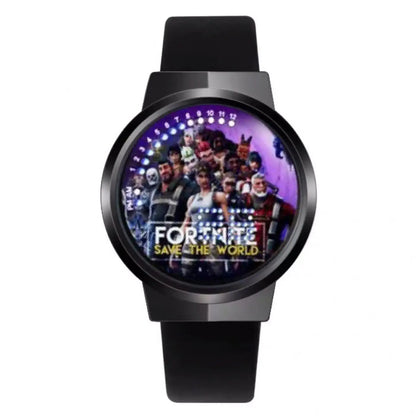 Orologio Fortnite Cute Fashion Cartoon personalizzato Kawaii Touch con luce notturna LED, orologio elettronico per studenti, regalo per amici