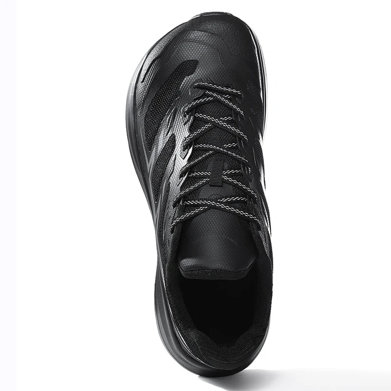 Wide Toe Men Running Sneakers, Minimalist Barefoot Shoes, Lightweight Breathable Zero Sole Outdoor Casual Walking Sport Shoes