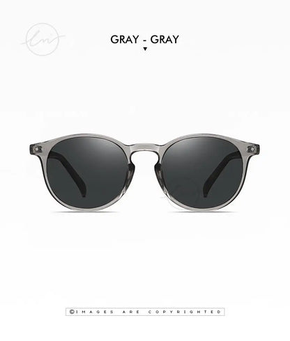 LM Retro Round Sunglasses Women Men Ultralight TR90 Polarized Unisex Driving Shades Vintage Sun Glasses UV400 Gafas De Sol