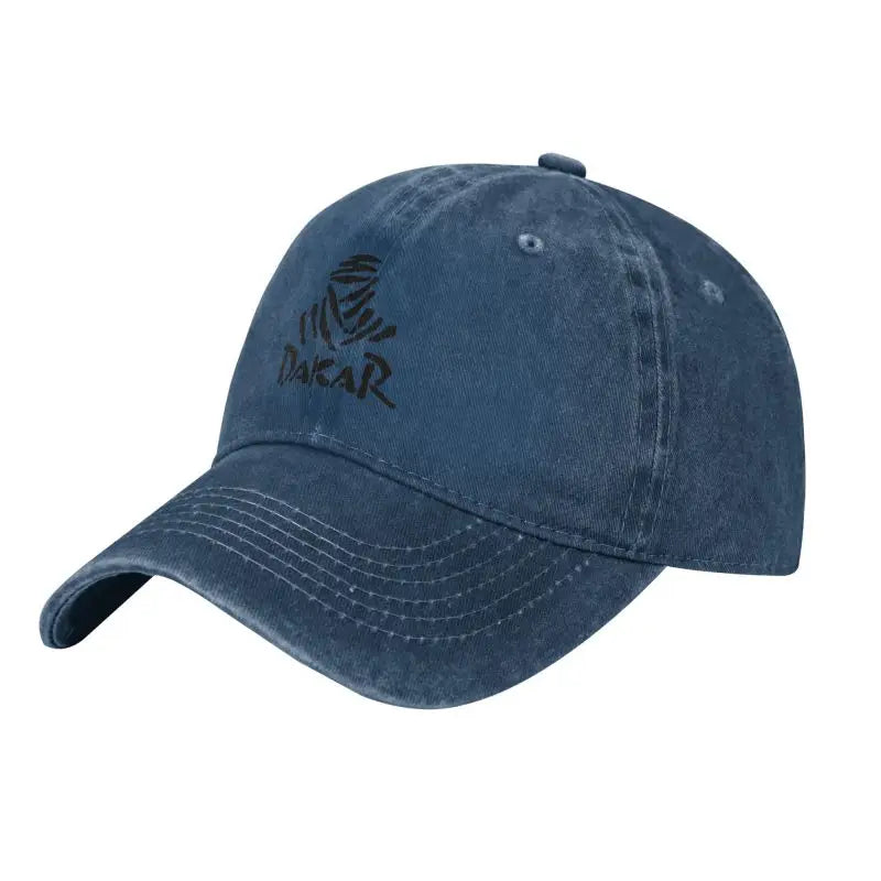 Vintage Racing Off Road D-Dakares Rally-baseballkepsar, unisex-modell, slitna och tvättade solkepsar, resekepsar, ostrukturerade mjuka kepsar