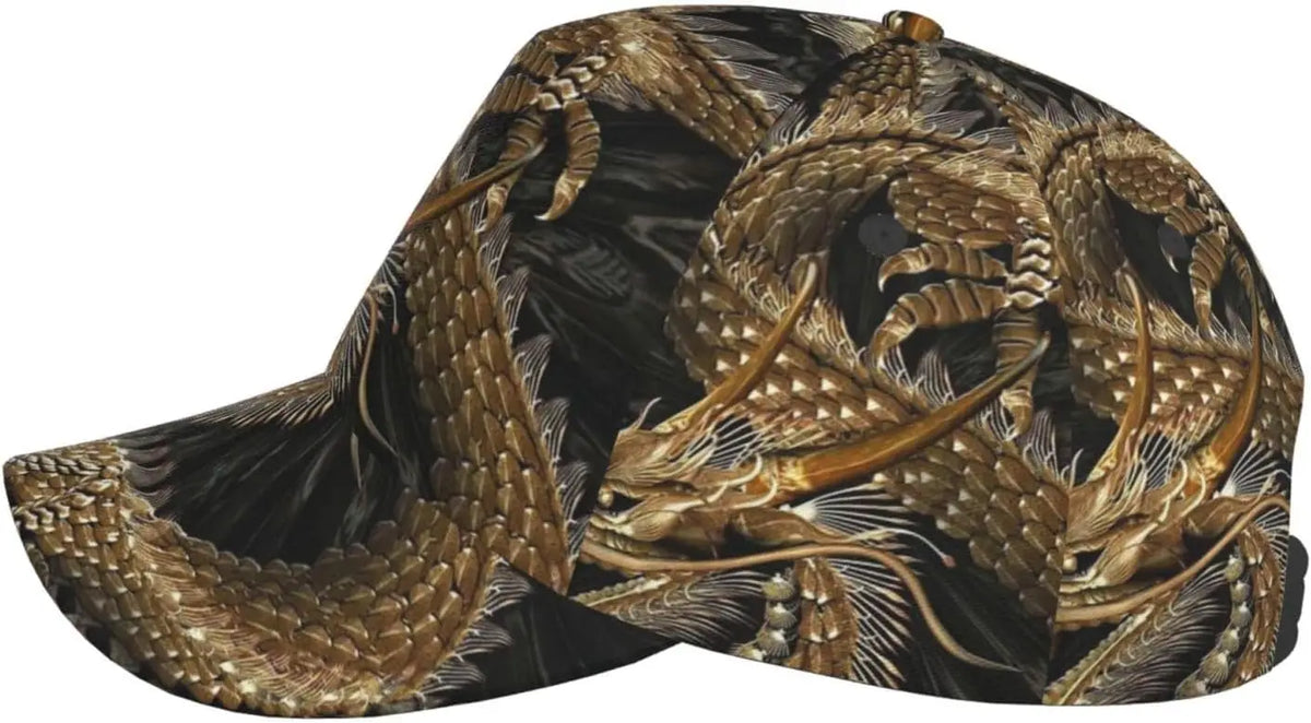 Dragon Snapback-keps, basebollkepsar för män, solhatt för män, justerbar, snygg truckerkeps för kvinnor och män
