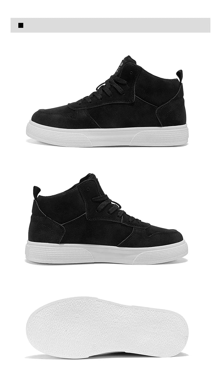 Men's Skateboarding Shoes 48 High Top Casual Sneakers Breathable Street Shoes Flats Shoes Lace UP Walking Shoes Chaussure Homme