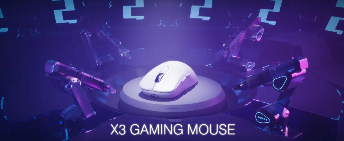 ATTACK SHARK X3 Lightweight Wireless Gaming Mouse, 49g Tri-Mode, PAW3395 26K DPI Sensor, 200h Battery Life, 5 Programmable Buttons