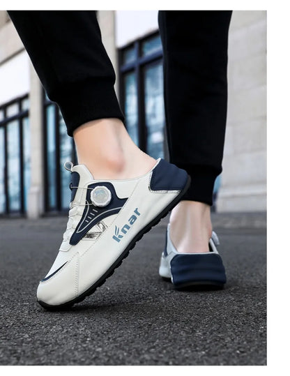High Quality Platform Sneakers with Breathable Trendy Mesh for Summer, New Men's Sports and Leisure Shoes in Large Sizes 39-48