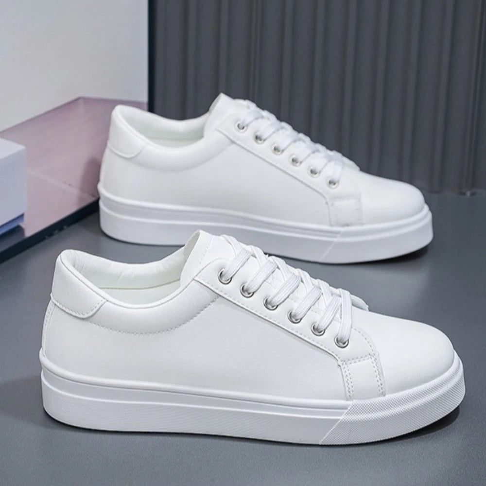 New Hot Selling Fashionable Men's Board Shoes Trendy White Shoes Student Sports  Leisure Shoes Versatile Men's Shoes