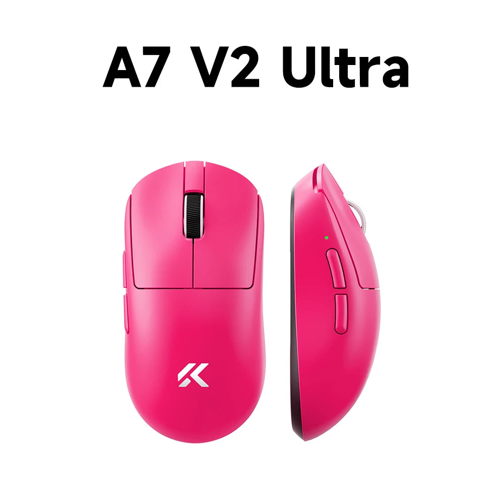 MCHOSE A7 V2 Rato Gaming Sem Fios Leve, Dupla Taxa de Polling de 8,000Hz, PAW3950 TI, Rato Gaming, Esports e Escritório