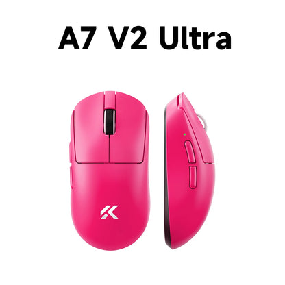 MCHOSE A7 V2 Rato Gaming Sem Fios Leve, Dupla Taxa de Polling de 8,000Hz, PAW3950 TI, Rato Gaming, Esports e Escritório