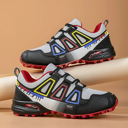 Mens Hiking Shoes Outdoor Off-road Anti Slip Leisure Mountain Camping Sneakers Unisex Comfortable Cushioning Travel Hiking Shoes