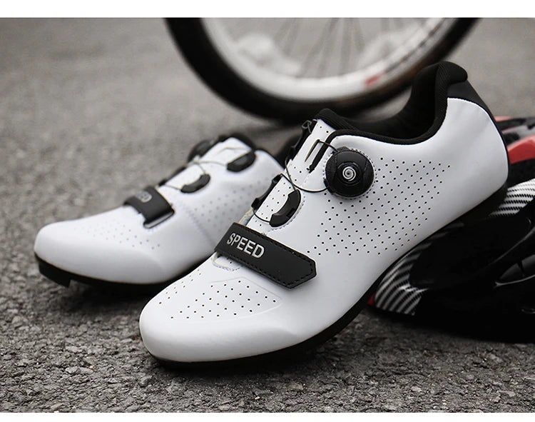 New Unisex pedal Cycling Shoes Flat shoes Suitable For Mountain Sports Pedal Self-Locking Cycling Shoes Breathable Cycling Shoes