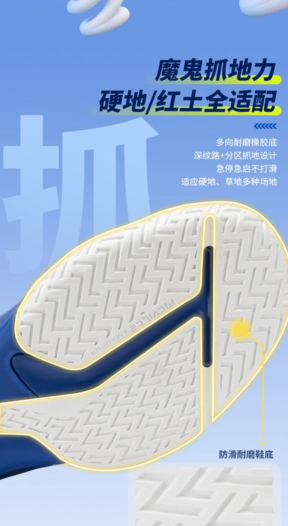 FitVille Pofessional Tennis Shoes for Mens  Soprt Shoes Training Sneakers Anti-Slip Sweat Absorbent Swollen Feet Arch Support