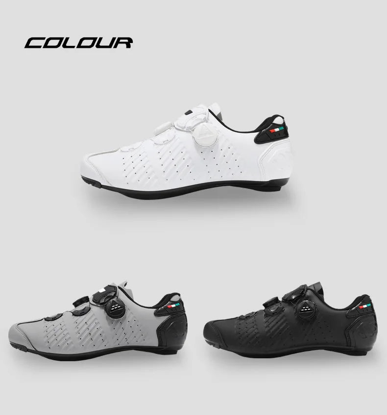 Highway bike cycling shoes, breathable and wear-resistant mountain bike cycling shoes, professional bike lock shoes Men or Women