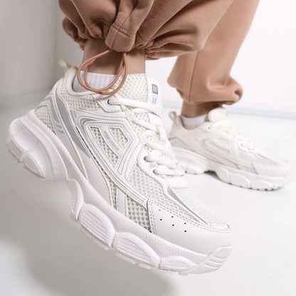 Baasploa Women Running Shoes Fashion Lightweight Mesh Non-slip Jogging Sneaker Female Outdoor Breathable Colorful Casual Shoes