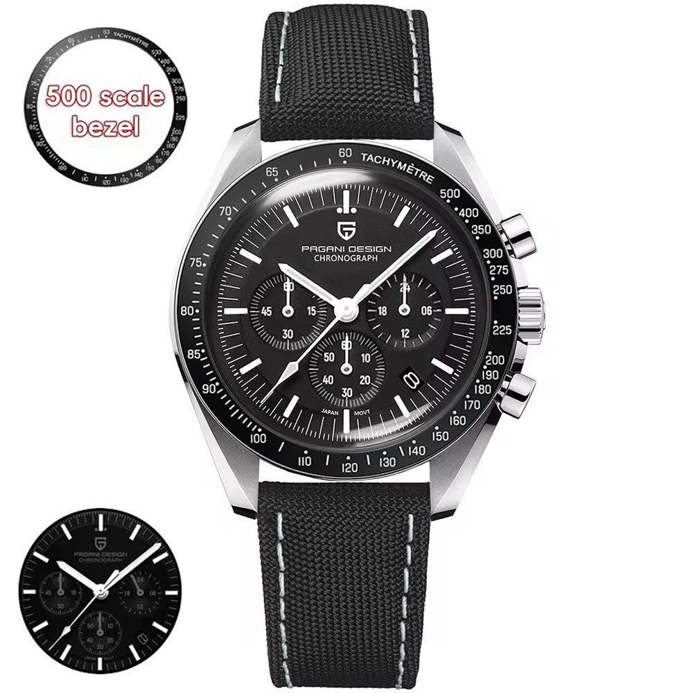 2026 New PAGANI DESIGN Mens Watches Quartz Speed Sports Chronograph Watch For Men Waterproof Luminous AR Sapphire Man Gift Clock