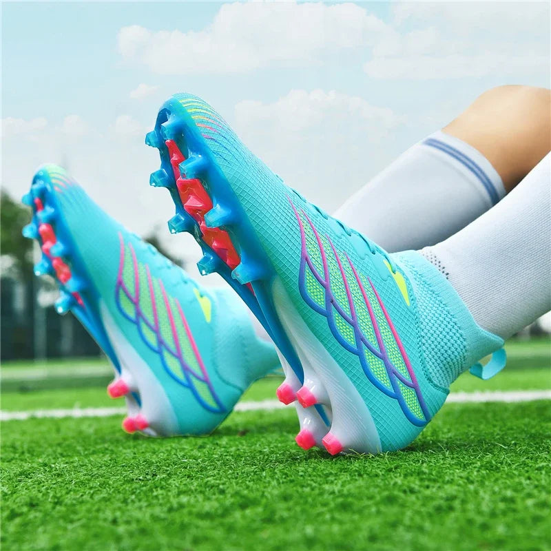 2026 Superfly FG Football Boots Outdoor Soccer Cleat Black Shoes Soft Sport Professional Shoes Breathable Comfortable Boots Plus