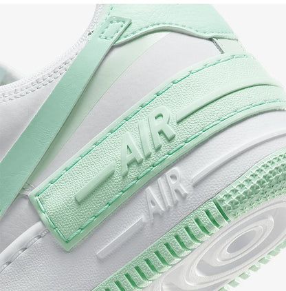 Nike Genuine AIR FORCE 1 Women's Thick-Sole Low-Top Classic Sneakers FZ3773-100