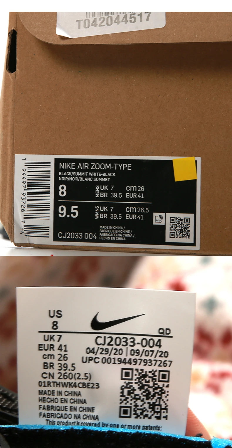 Nike original New Air Zoom Type — sapatilhas de corrida para homem e mulher CJ2033-004