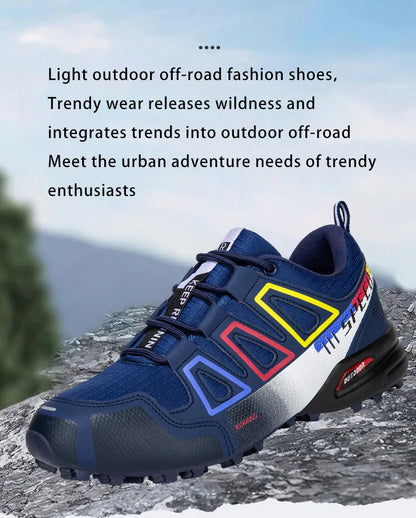 Men's Hiking Shoes Outdoor Sports Shoes Lace-up Hiking Shoes Women's Hiking Sports Shoes Non-slip Hunting Tactical Sports Shoes