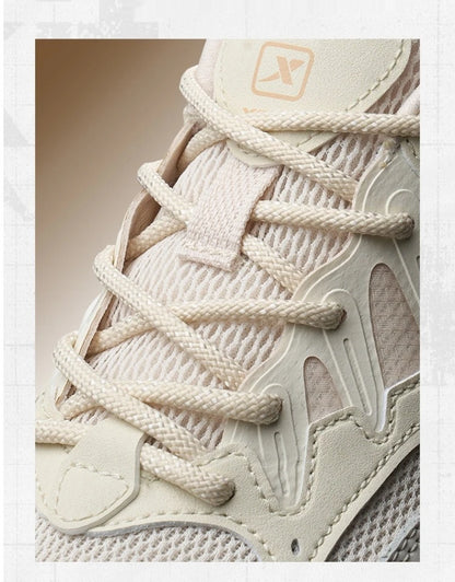 Xtep casual shoes 2025 spring and summer lightweight sports shoes with thick sole, fashionable street style sneakers 875319320004