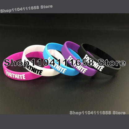 Luminous Silicone Bracelet Fortnited Theme Party Decoration Birthday Bracelet Rubber Trend Toys for AdultsTeen Birthday Toy Gift