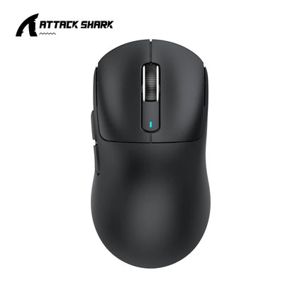 Attack Shark X3/X3 Pro Wireless Gaming Mouse, 26K DPI PixArt PAW3395, Tri-Mode Bluetooth 5.2/2.4G/Wired, 49g Ultralight Gaming Mouse for PC