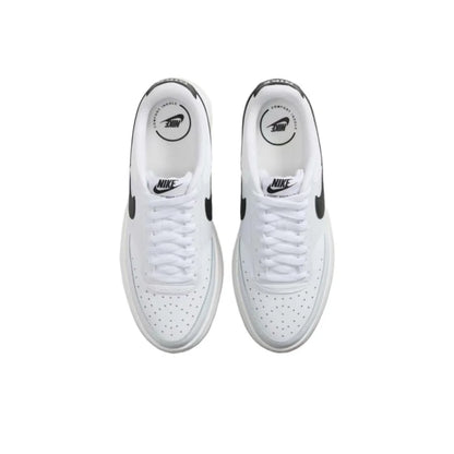 Nike Court Vision Alta Women's Low-Top Basketball Shoes Soft & Comfortable, Durable White/Black DZ5394-107
