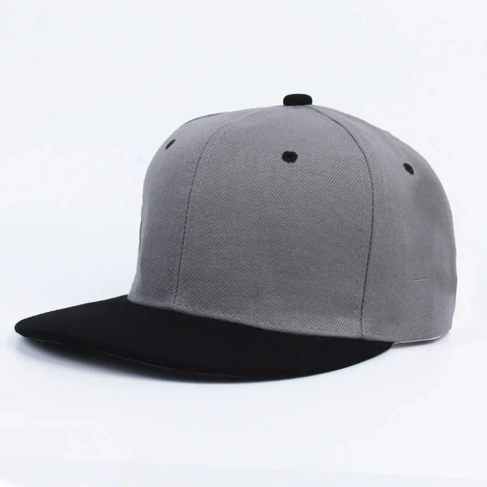 Unisex Cap Acrylic Plain Snapback Hat High Quality Adult Hip Hop Baseball Caps for Men Women Outdoor Leisure Baseball Flat Hat