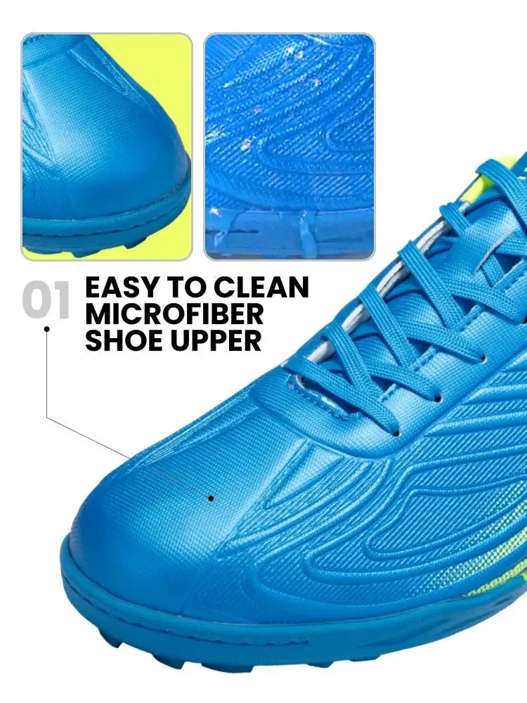 Baasploa Men Football Shoes Brand Comfort Lightweight Turf Training Soccer Shoes Professional Male Soft Sneakers Non-Slip