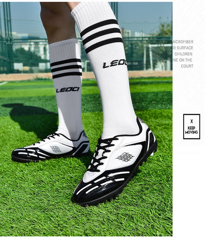Soccer Shoes Men Turf Football Boots Fashion Firm Ground Studs Anti Slip Boy Sneakers Original Outdoor Field Training Trainers