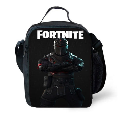 Saco Térmico Infantil F-FortniteS de Grande Capacidade para Rapaz, Menina Gamer e Estudante, para Piqueniques ao Ar Livre, Reutilizável, Isolado, Tipo Lancheira Refrigeradora