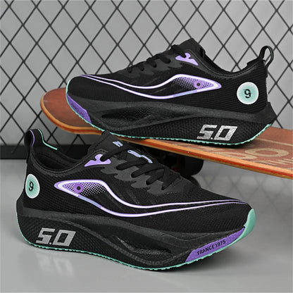 New Sports Shoes for Men&Women, Running Sneakers, Carbon Plate, Male Marathon Racing, Shock-absorbing, Athletics Training Shoes