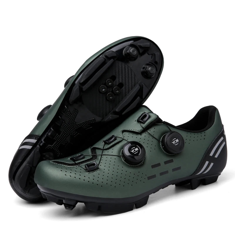 High-Quality Cycling Shoes Men's SPD Self-Locking Racing Bicycle Sports Shoes Women's MTB Mountain Non-Slip Cycling Shoes 36-47