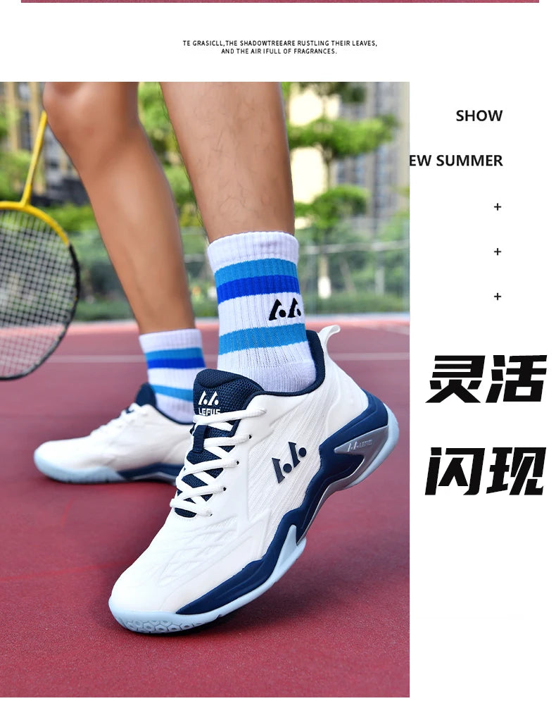 Men Badminton Shoes Competition Original Table Tennis Shoes Training Sneakers Wear Resistant Male High Quality Volleyball Shoes