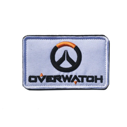 Patch mágico bordado Overwatch D.Va para braço, cosplay, mochila e roupa — decalque decorativo, merchandising para fãs e presente