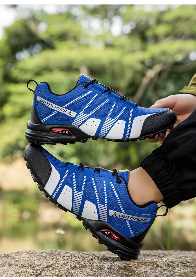 Men's Hiking Shoes Waterproof Non-slip All-terrain Outdoor Sports Shoes Hiking Camping Tactical Training Shoes Bicycle Shoes