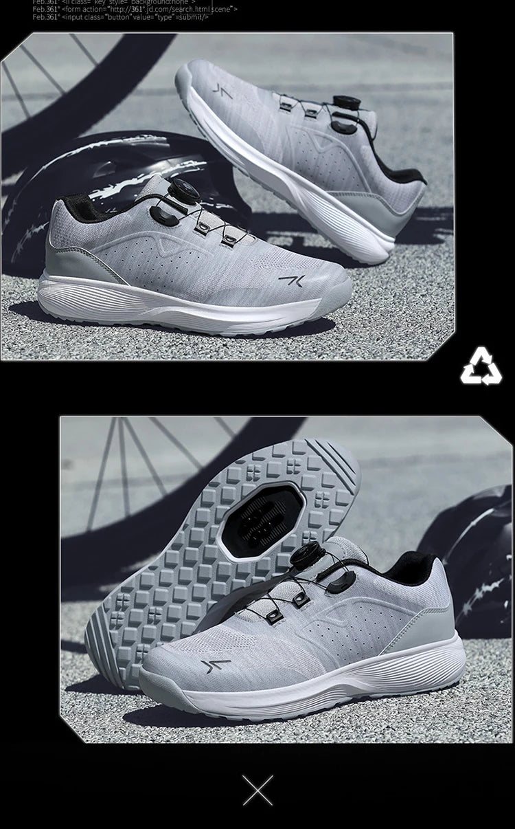 Cycling Sneaker MTB Men Sports Dirt Bike Shoes SPD Pedal Mountain Bicycle Footwear Speed Racing Man Flat Off Road Cycling Shoes