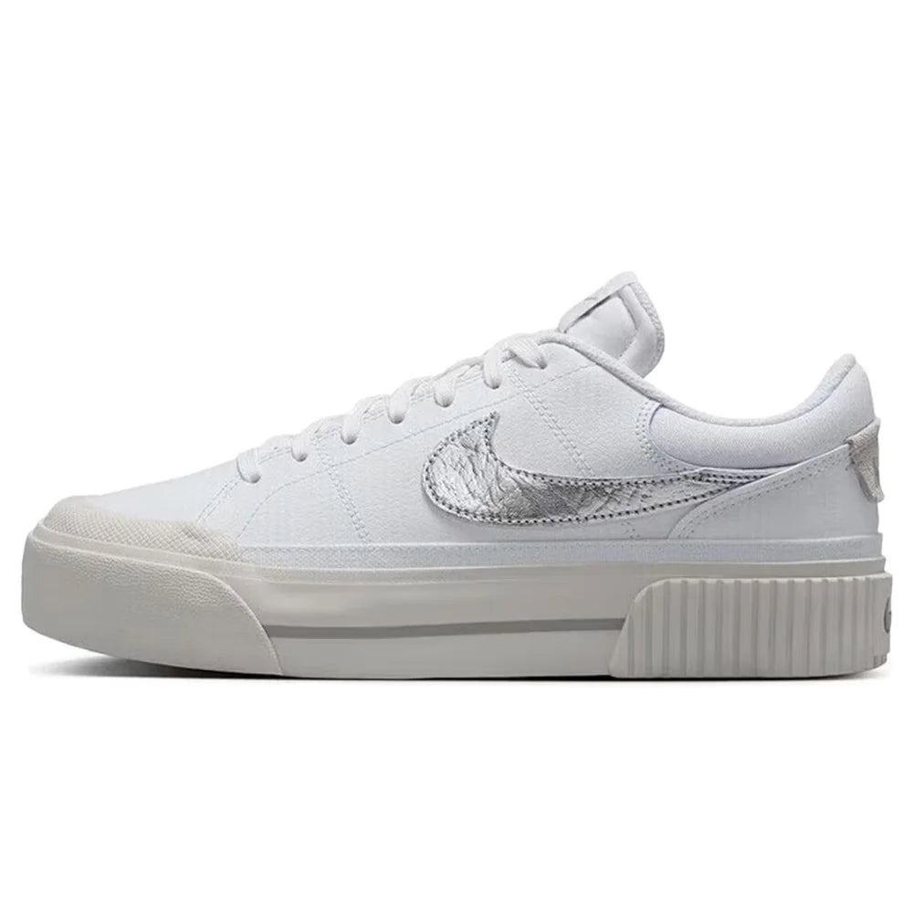 Nike Court Legacy Lit Leather Comfort Slip-Resistant Cushioned Durable Low-Top Tennis Shoes FD0355-133