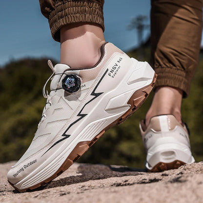 Mens Sneakers Casual Outdoor Anti Slip Shock-absorbing Versatile Off Road Hiking Shoes Comfortable Soft Sole Running Shoes Man