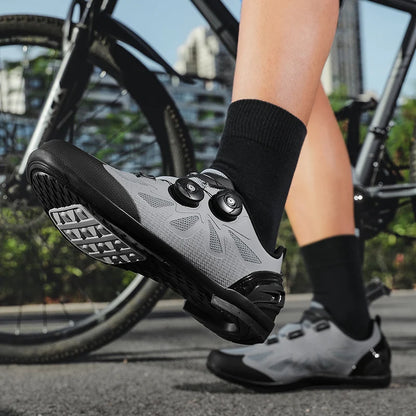 Scarpe da mountain bike non bloccanti da uomo senza tacchette, scarpe da ciclismo su strada RB Speed senza tacchetta, sneaker MTB da donna per pedali flat