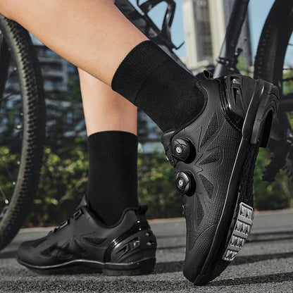 Scarpe da mountain bike non bloccanti da uomo senza tacchette, scarpe da ciclismo su strada RB Speed senza tacchetta, sneaker MTB da donna per pedali flat