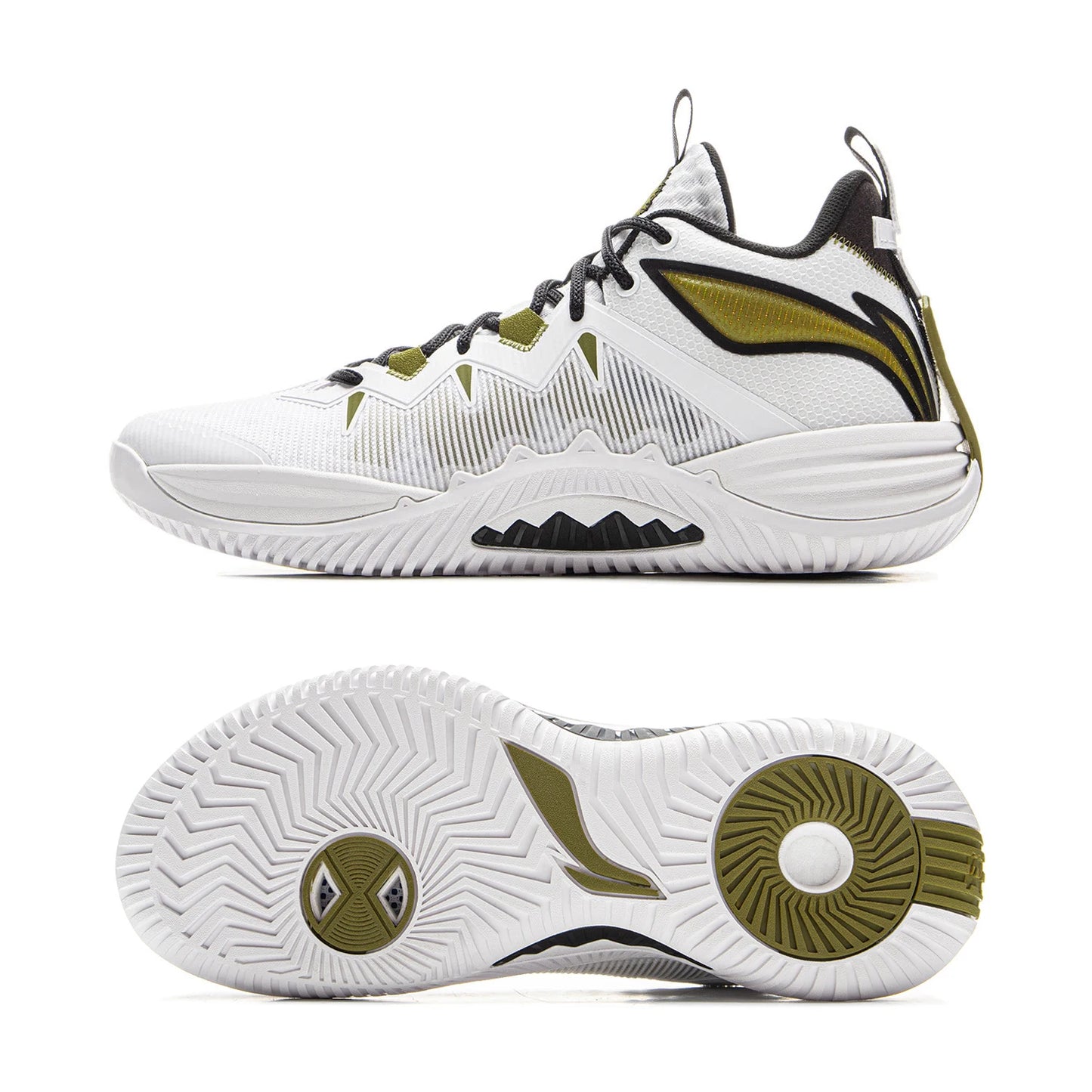 Li-Ning Men's BADFIVE STORM 2025 Outdoor Basketball Shoes BOOM Cushioning TUFF OS Wearable LiNing Sports Sneakers ABFV017