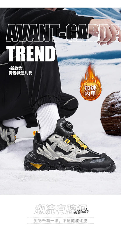 men boots 2025 New Winter Slippers Warm Men Shoes Waterproof Non-Slip Plush Sneakers Male tenis shoes Boots Men Sneakers Winter