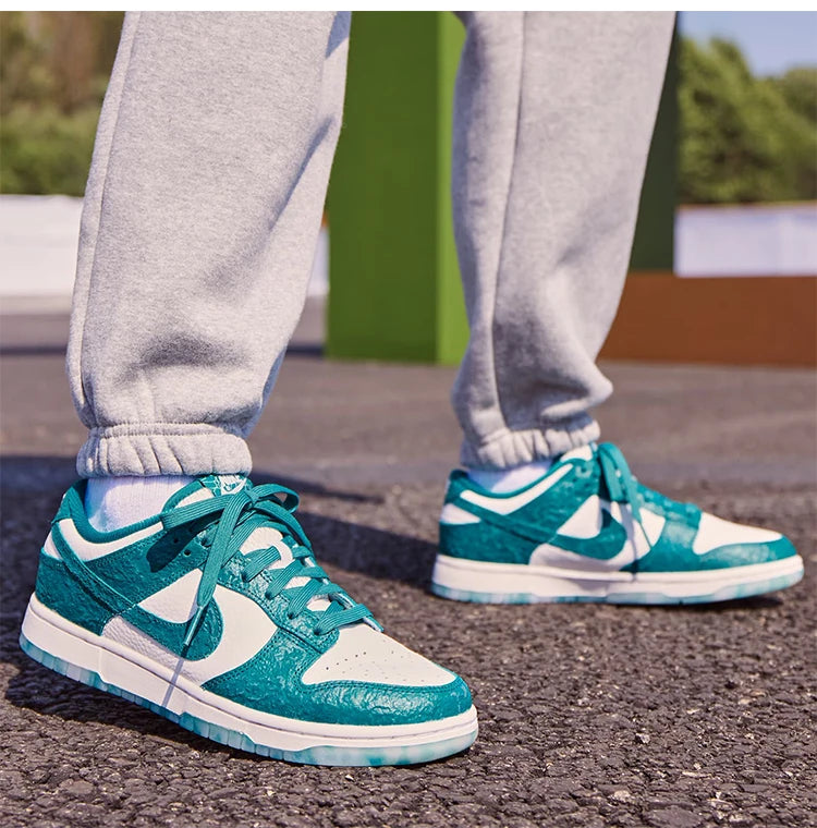 Nike Official Authentic Dunk Low — Ténis desportivos retro leves com amortecimento para mulher DV3029-100