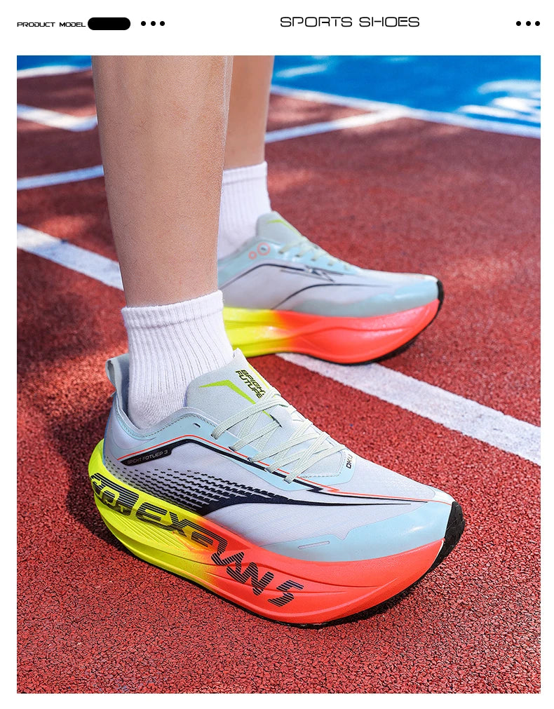 Marathon Men Running Shoes Carbon Board Speciality Sports Breathable Lightweight Women's Comfortable Chunta Athletic Sneakers