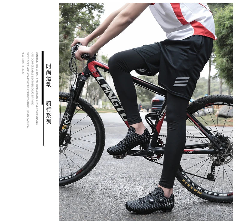 New cycling shoes road cycling men's racing competition self-locking speed cycling sports shoes women's Spd Cleats cycling shoes