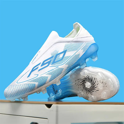 New Men's Soccer Shoes Grass Adult Non-Slip Football Boots Ultralight Sport Indoor Cleats Non Slip Fg Turf Futsal Comfortable