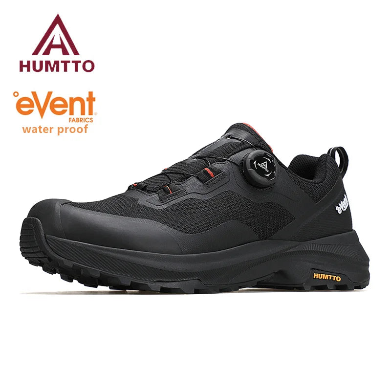 HUMTTO Breathable Trail Running Shoes for Men Black Men's Sports Shoes Cushioning Sneakers Man Luxury Designer Casual Trainers