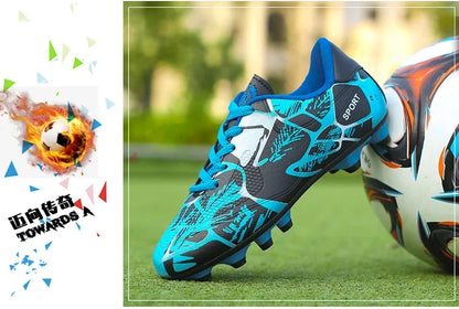Buty piłkarskie dla dzieci Sports Society Field Chłopięce buty do piłki nożnej Futsal Szybkie buty do halowej piłki nożnej Oryginalne buty z kolcami do kostek Buty piłkarskie